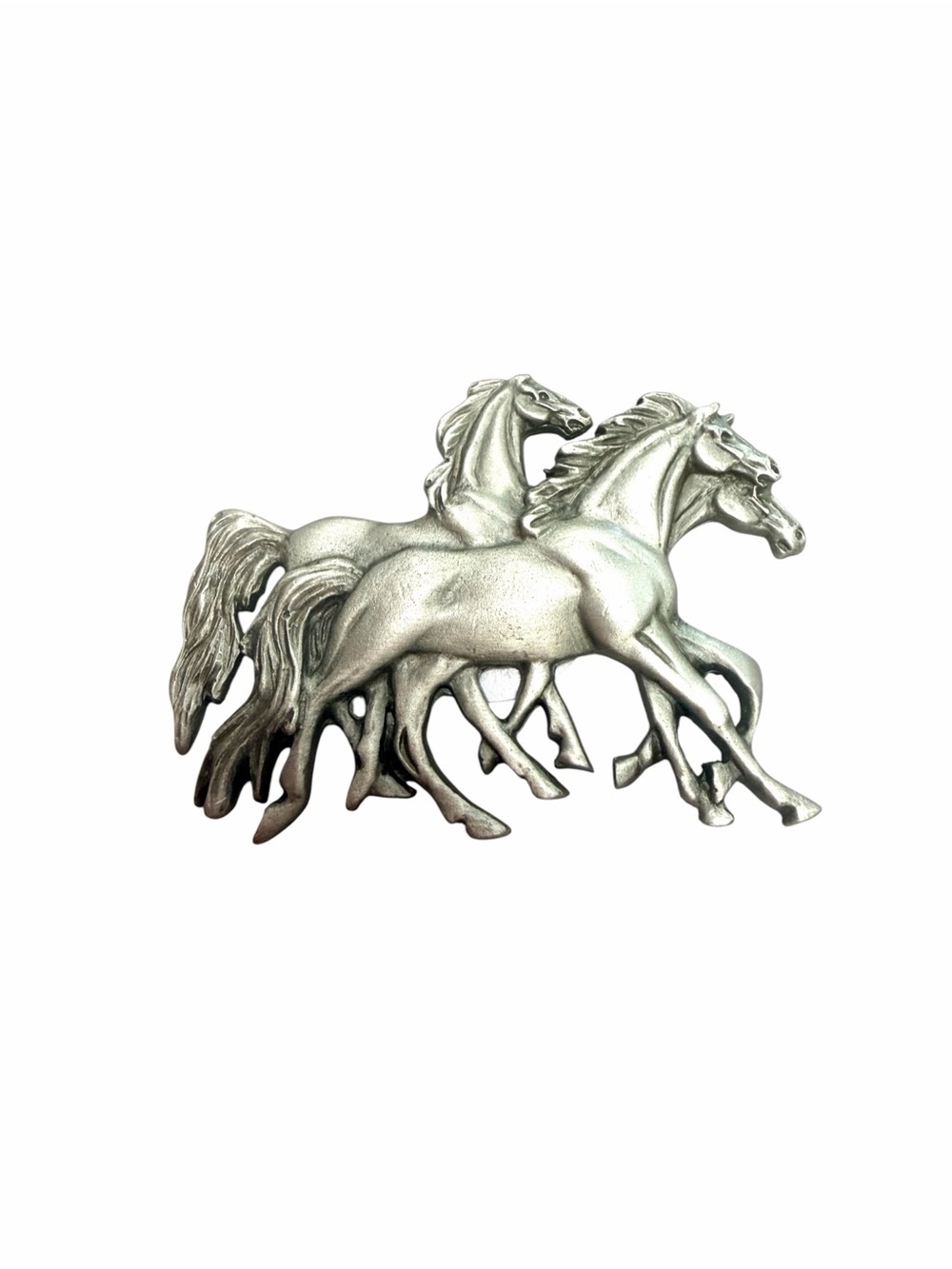 #WildStallionsBrooch #PewterJewelry #VintageEquestrian #horsepin # horse lover